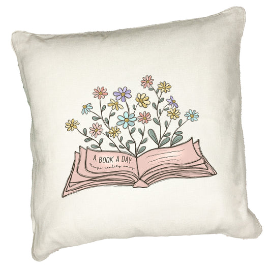 Book Lover’s Cushion Collection – Gorgeous Handprinted Gifts for Anyone Who Loves to Read!