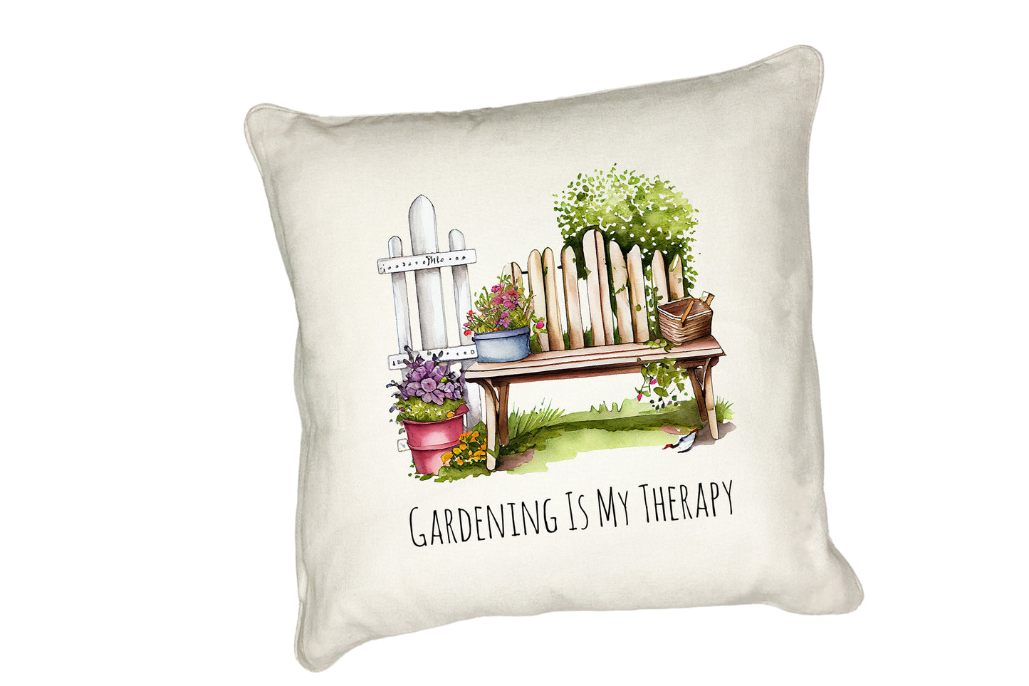 Watercolour Gardening Cushion Collection – Nature-Inspired Comfort for Garden Lovers