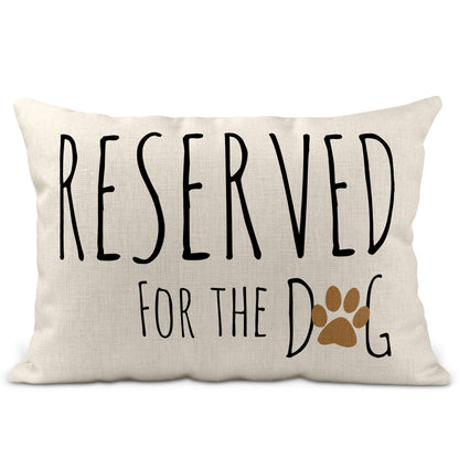 Reserved for the Dog Cushion – Cosy Spots for Your Furry Friends